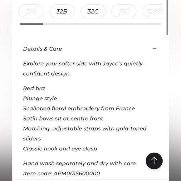 Agent Provocateur Jayce Plunge Underwired Bra Red NWOT 34C - Picture 3 of 11